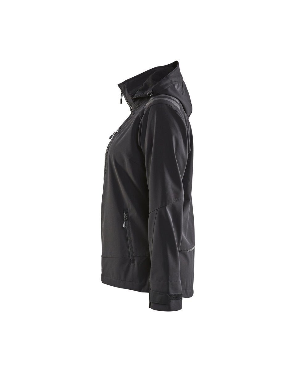 Blåkläder 4719 Dames softshell jack - Zwart/High Vis Geel