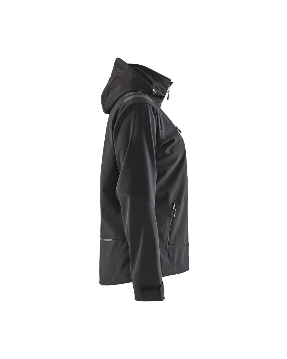 Blåkläder 4719 Dames softshell jack - Zwart/High Vis Geel