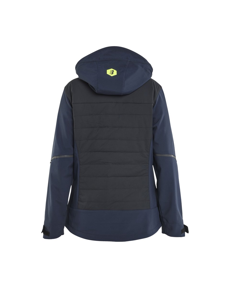 Blåkläder 4733 Dames Hybride Jack - Donker marineblauw/High Vis Geel