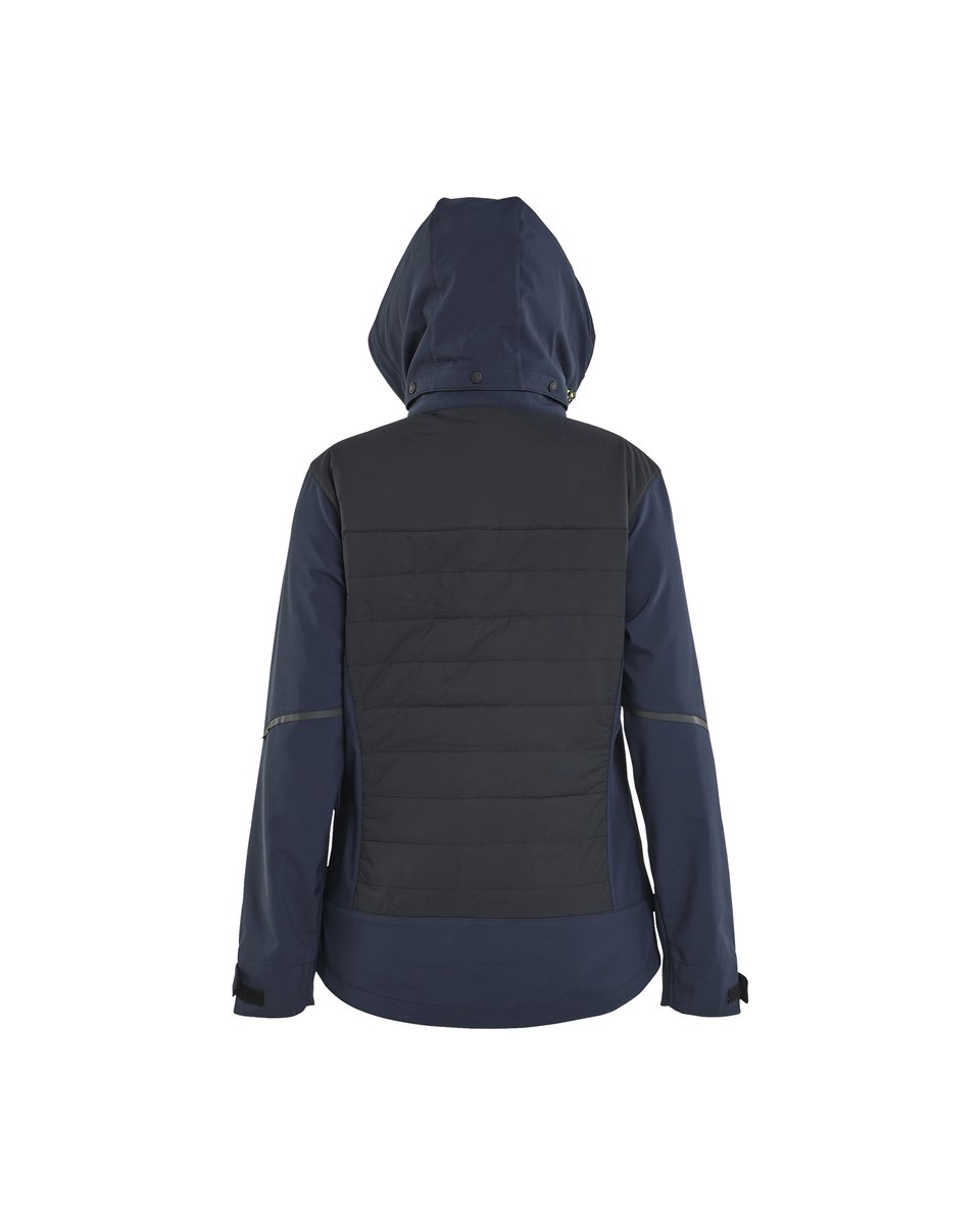 Blåkläder 4733 Dames Hybride Jack - Donker marineblauw/High Vis Geel