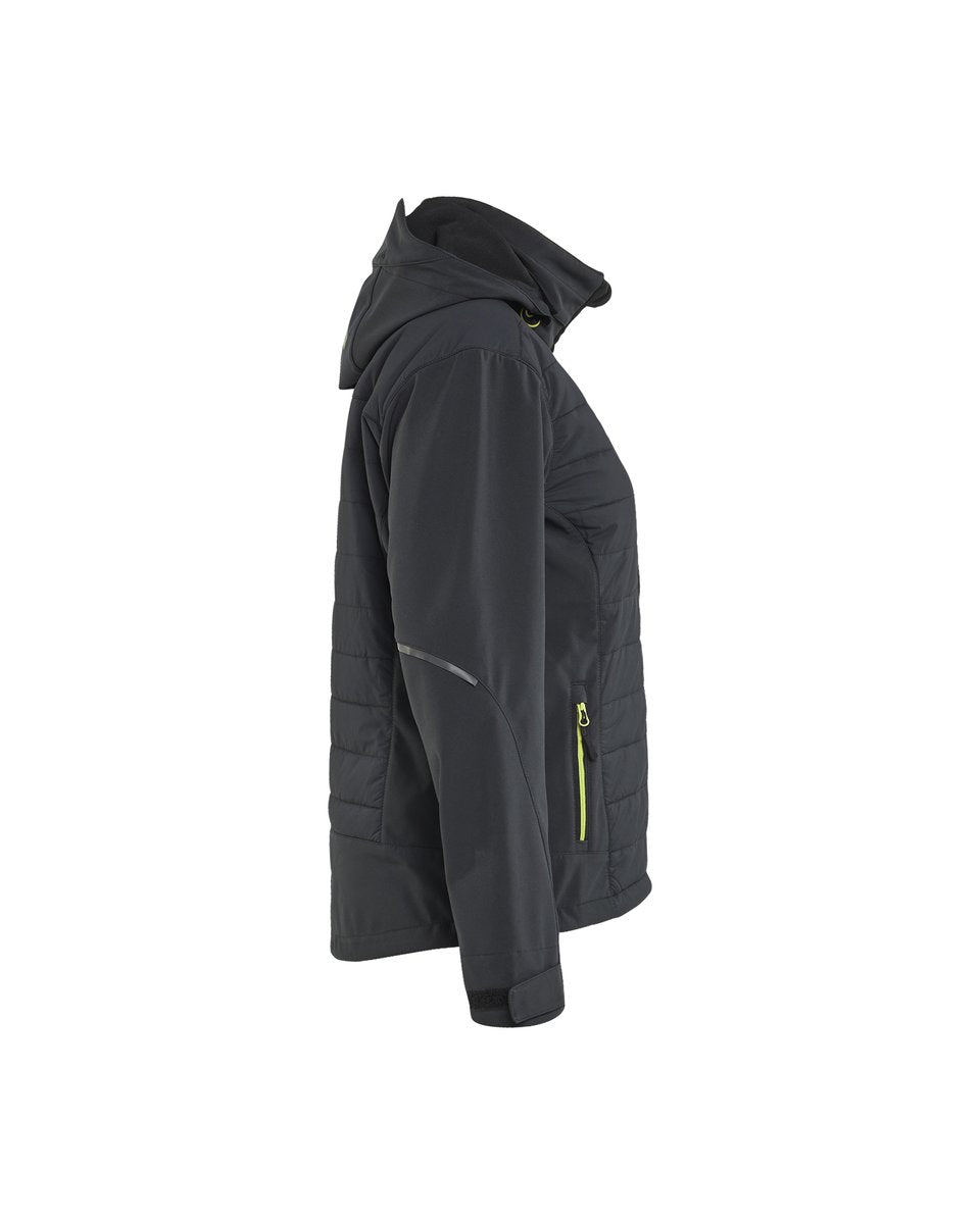 Blåkläder 4733 Dames Hybride Jack - Zwart/High Vis Geel