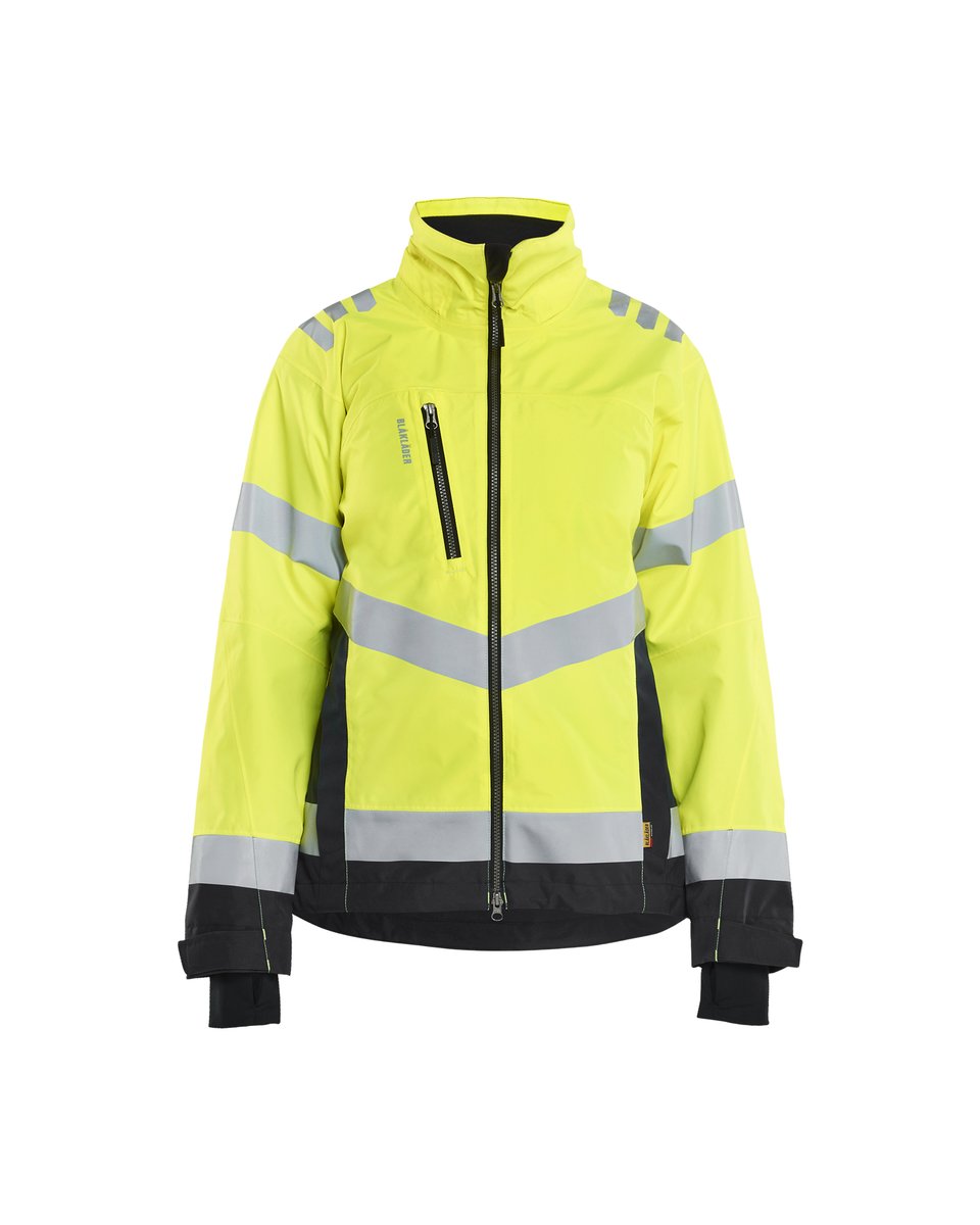 Blåkläder 4761 Dames Shell Jack High Vis - High Vis Geel/Zwart