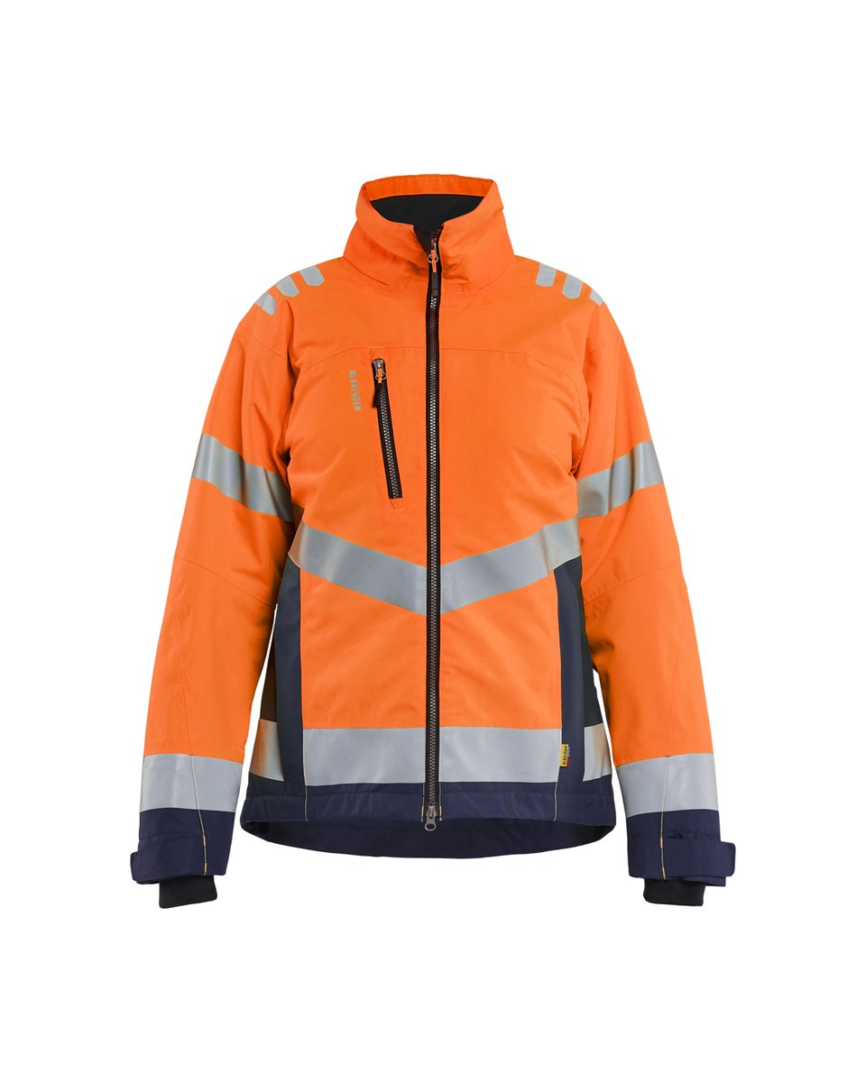 Blåkläder 4762 Dames winterjas High Vis - High Vis Oranje/Marineblauw