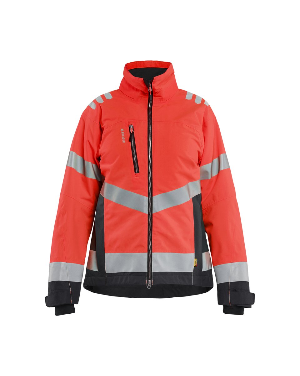 Blåkläder 4762 Dames winterjas High Vis - High Vis Rood/Zwart