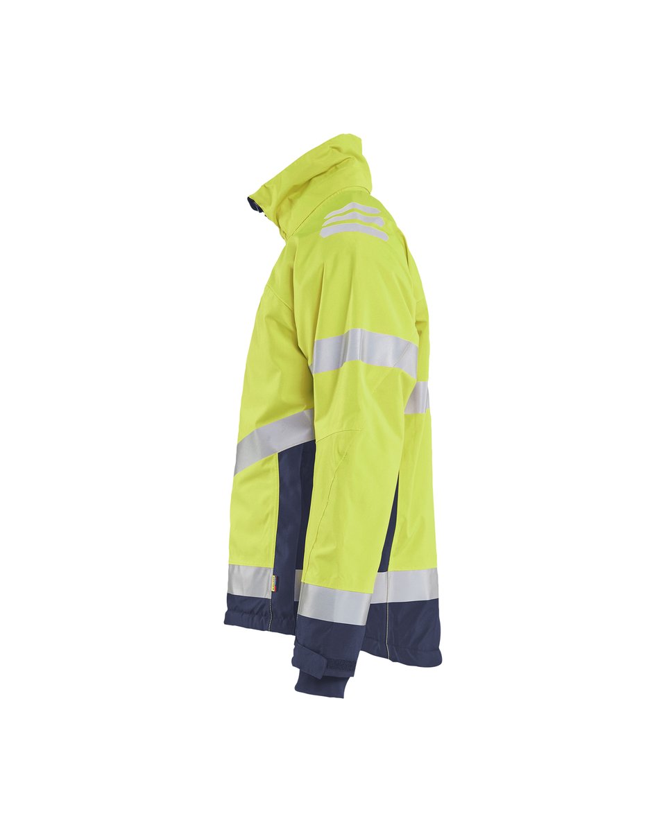 Blåkläder 4780 Winterjas High Vis - High Vis Geel/Marineblauw