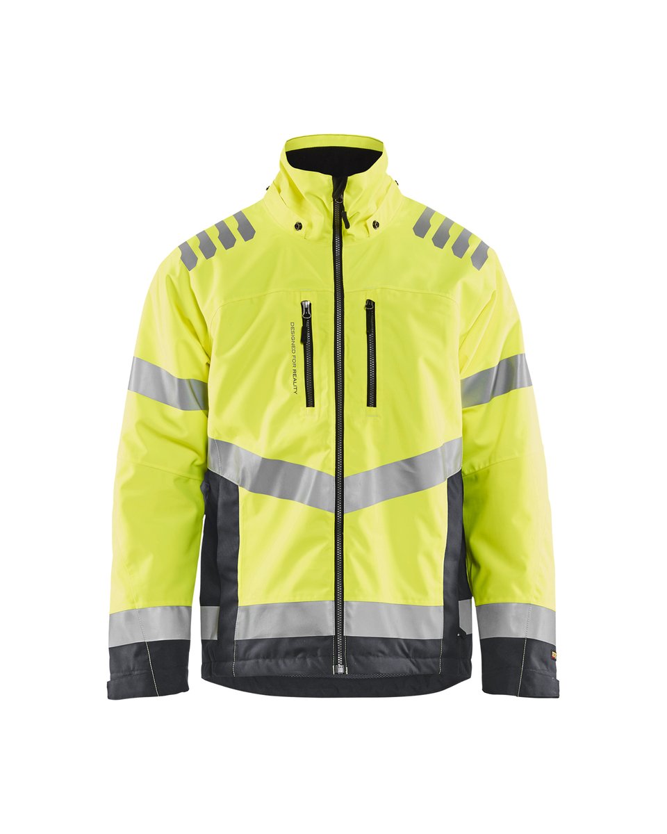 Blåkläder 4780 Winterjas High Vis - HIgh Vis Geel/Medium grijs