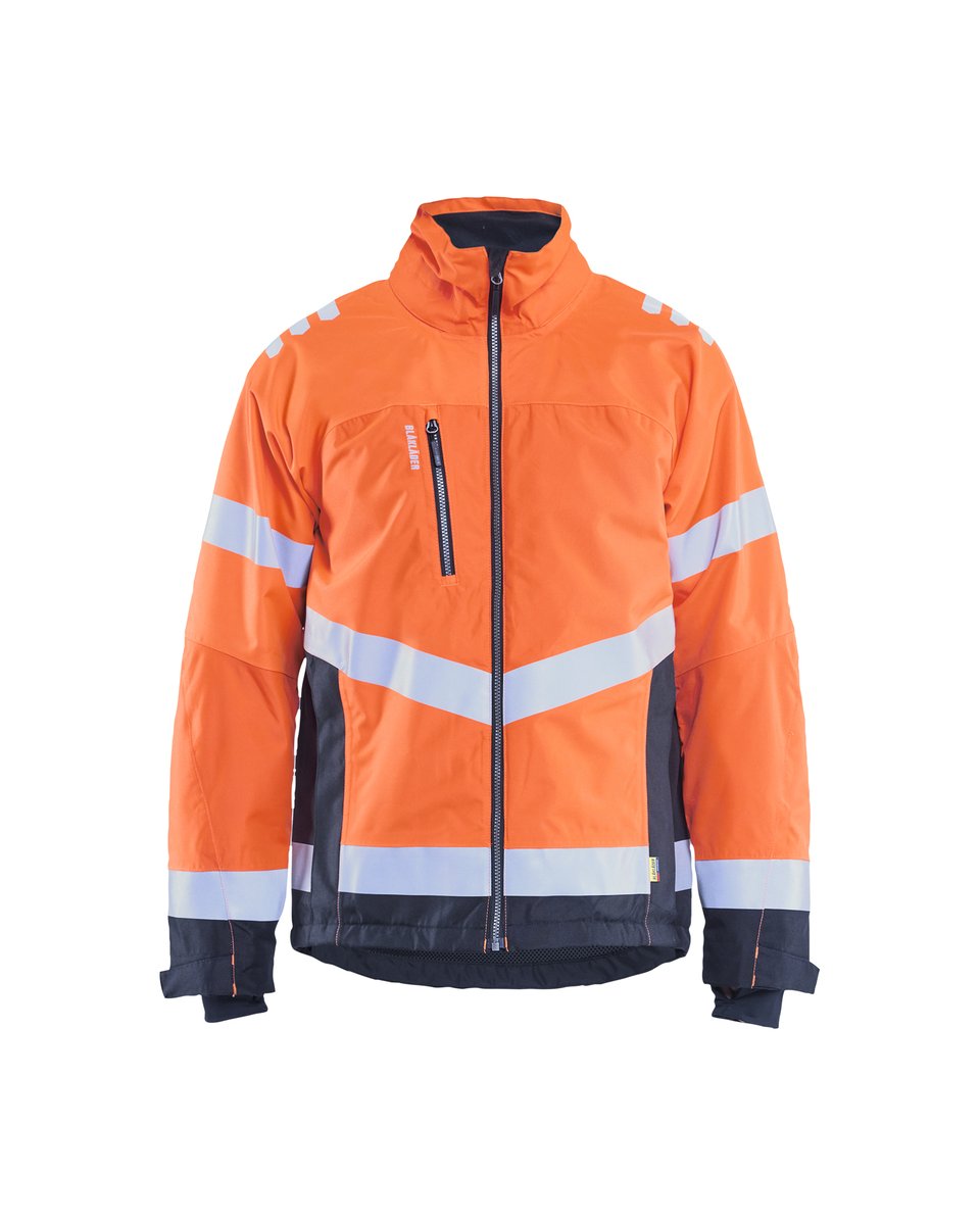 Blåkläder 4780 Winterjas High Vis - High Vis Oranje/Marineblauw