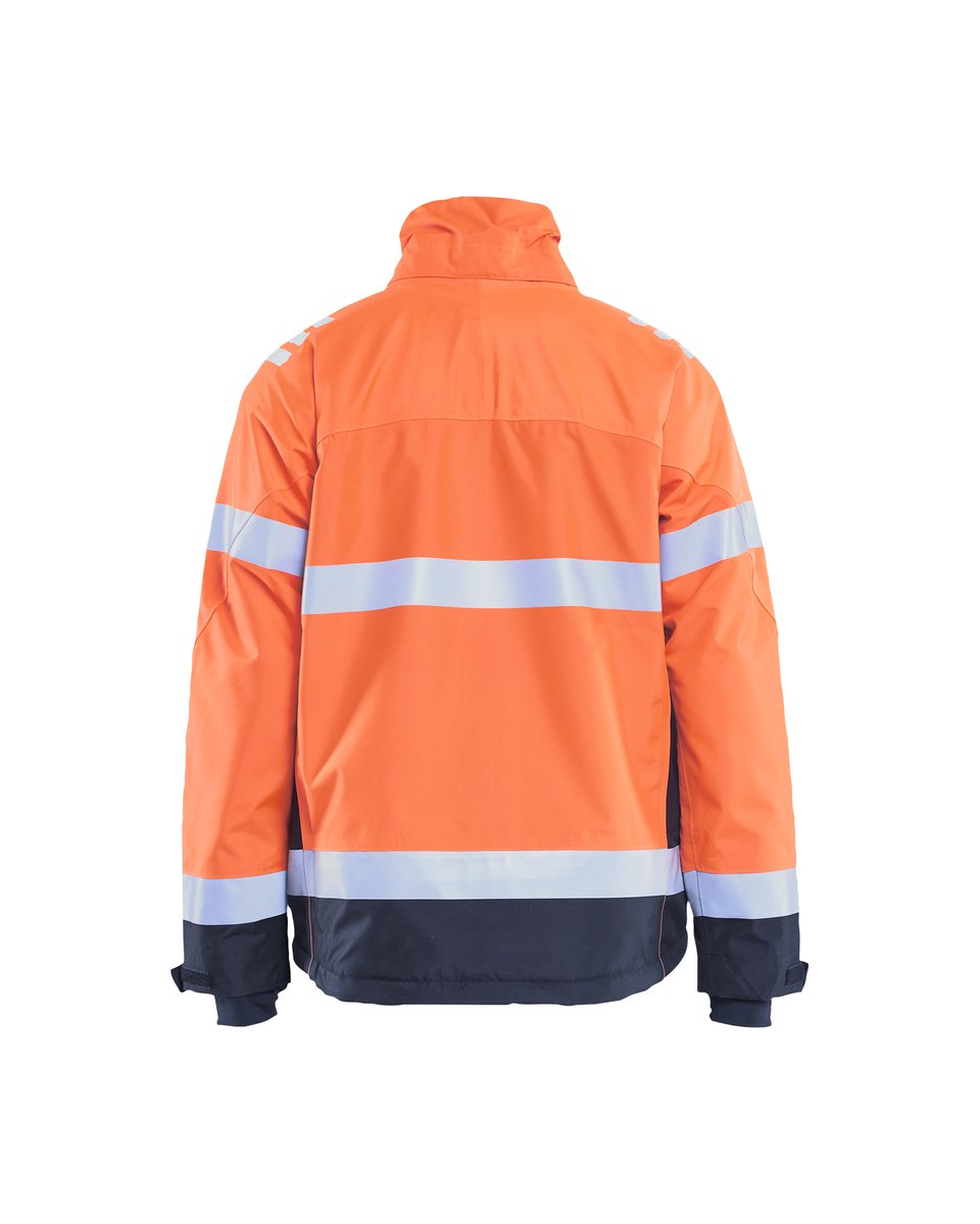 Blåkläder 4780 Winterjas High Vis - High Vis Oranje/Marineblauw