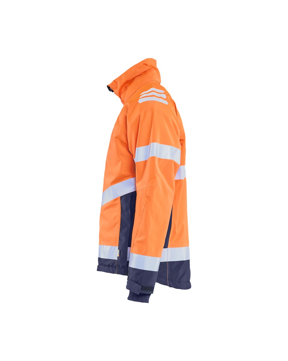 Blåkläder 4780 Winterjas High Vis - High Vis Oranje/Marineblauw