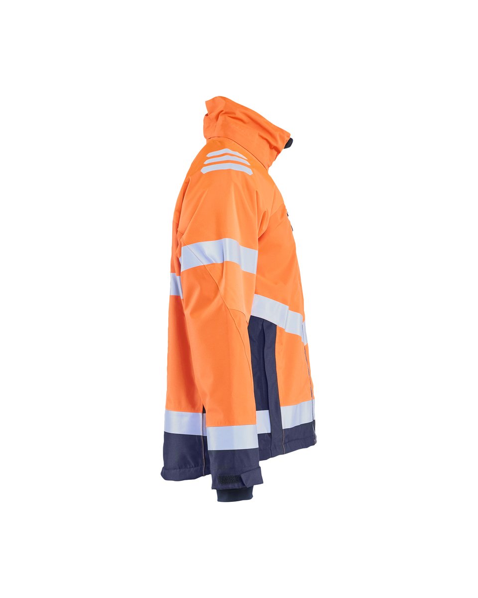Blåkläder 4780 Winterjas High Vis - High Vis Oranje/Marineblauw