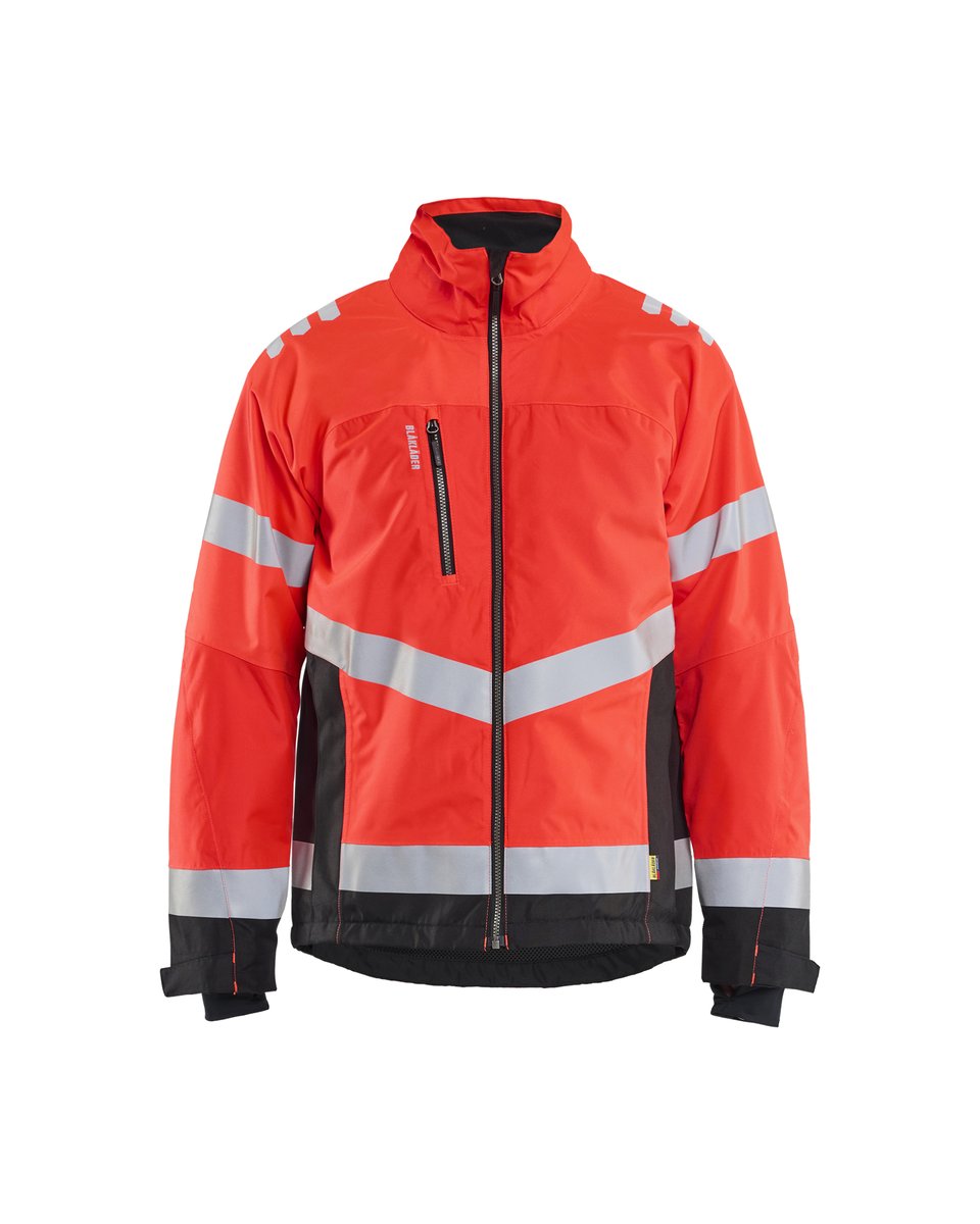 Blåkläder 4780 Winterjas High Vis - High Vis Rood/Zwart