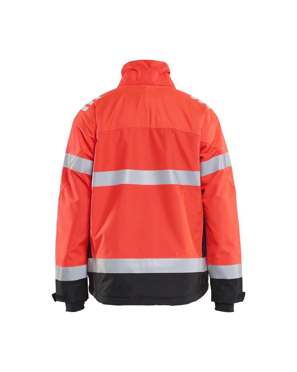 Blåkläder 4780 Winterjas High Vis - High Vis Rood/Zwart