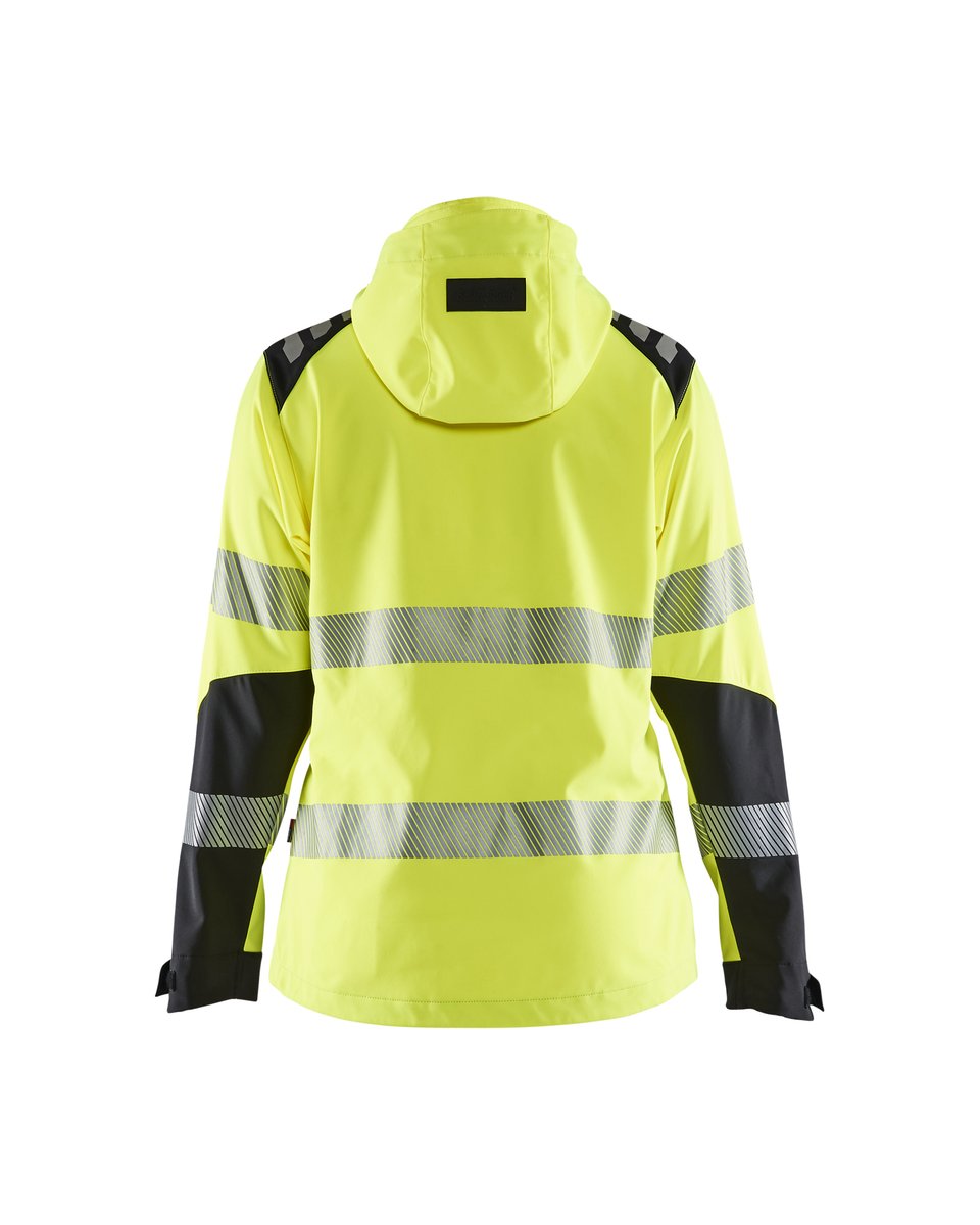 Blåkläder 4791 Dames Softshell jack High Vis - High Vis Geel/Zwart