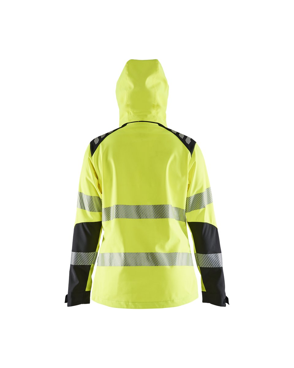 Blåkläder 4791 Dames Softshell jack High Vis - High Vis Geel/Zwart