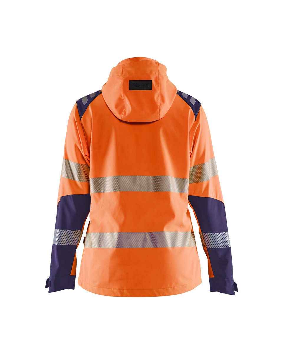 Blåkläder 4791 Dames Softshell jack High Vis - High Vis Oranje/Marineblauw