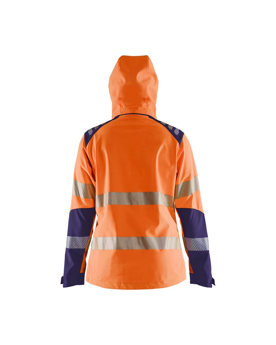 Blåkläder 4791 Dames Softshell jack High Vis - High Vis Oranje/Marineblauw