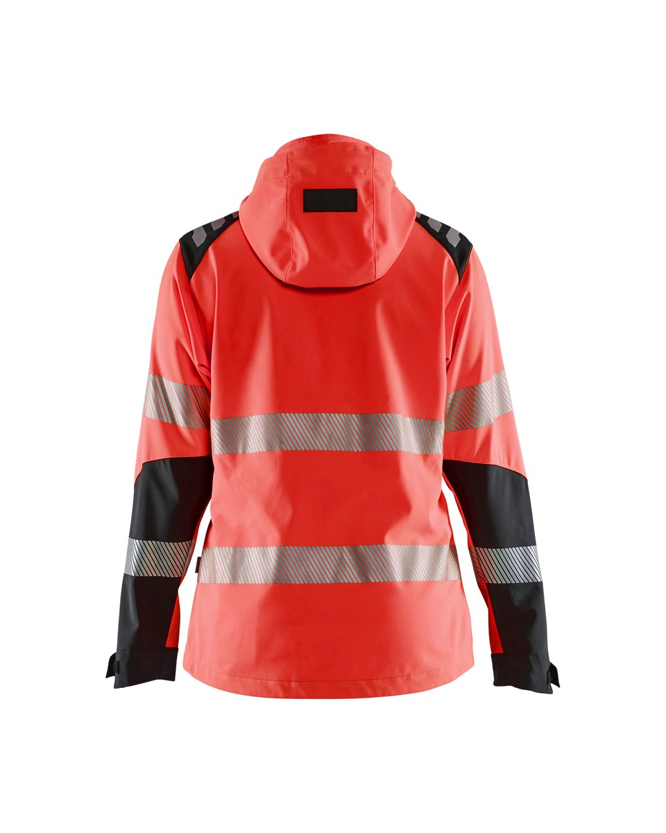 Blåkläder 4791 Dames Softshell jack High Vis - High Vis Rood/Zwart