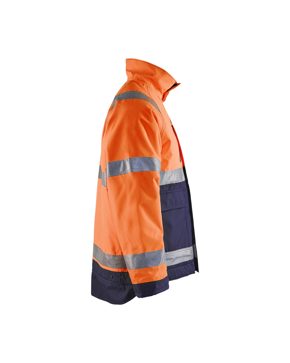 Blåkläder 4827 Winterjas High Vis - High Vis Oranje/Marineblauw