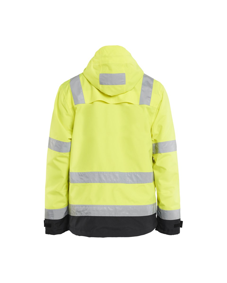 Blåkläder 4837 Shell Jack. Ongevoerd High Vis - High Vis Geel/Zwart
