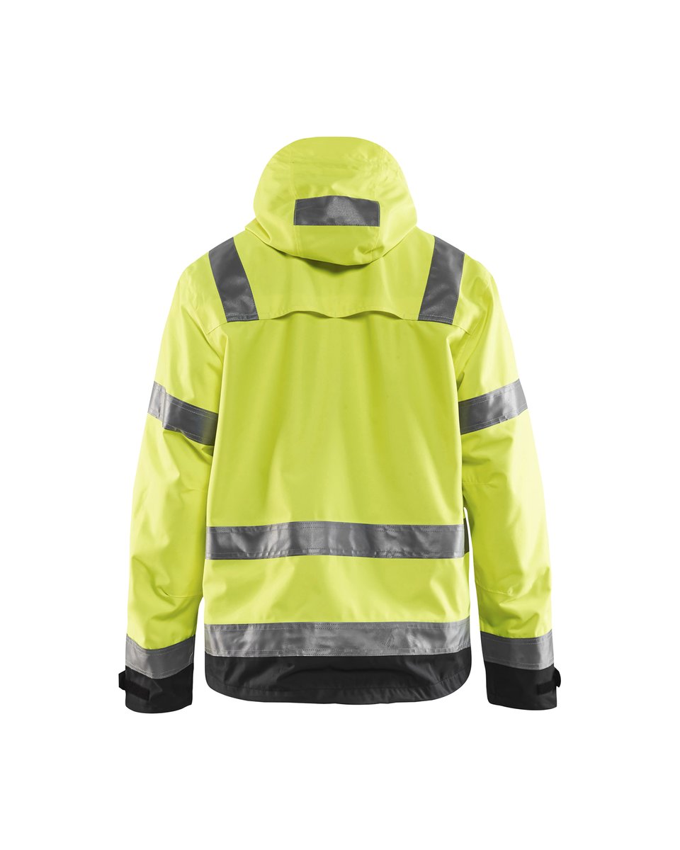 Blåkläder 4837 Shell Jack. Ongevoerd High Vis - High Vis Geel/Zwart