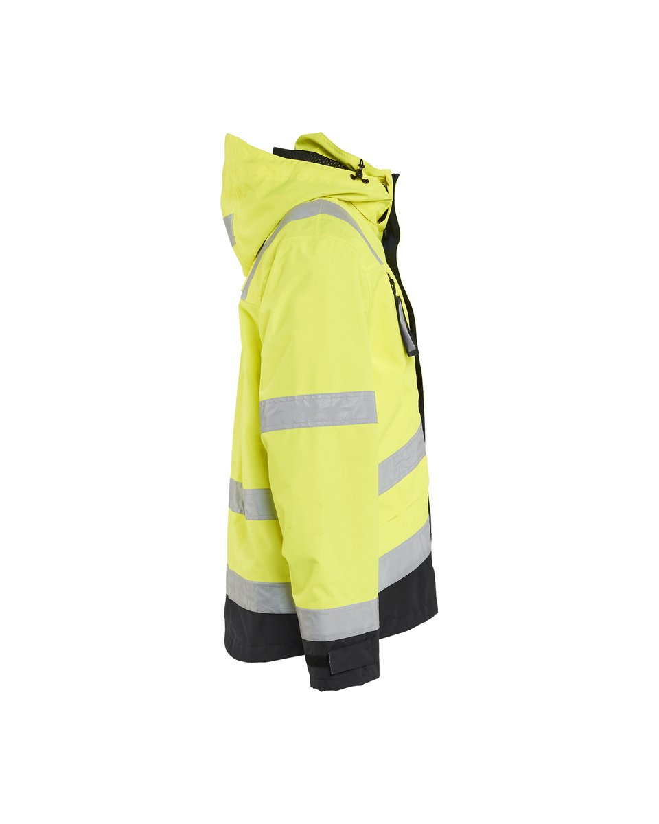 Blåkläder 4837 Shell Jack. Ongevoerd High Vis - High Vis Geel/Zwart