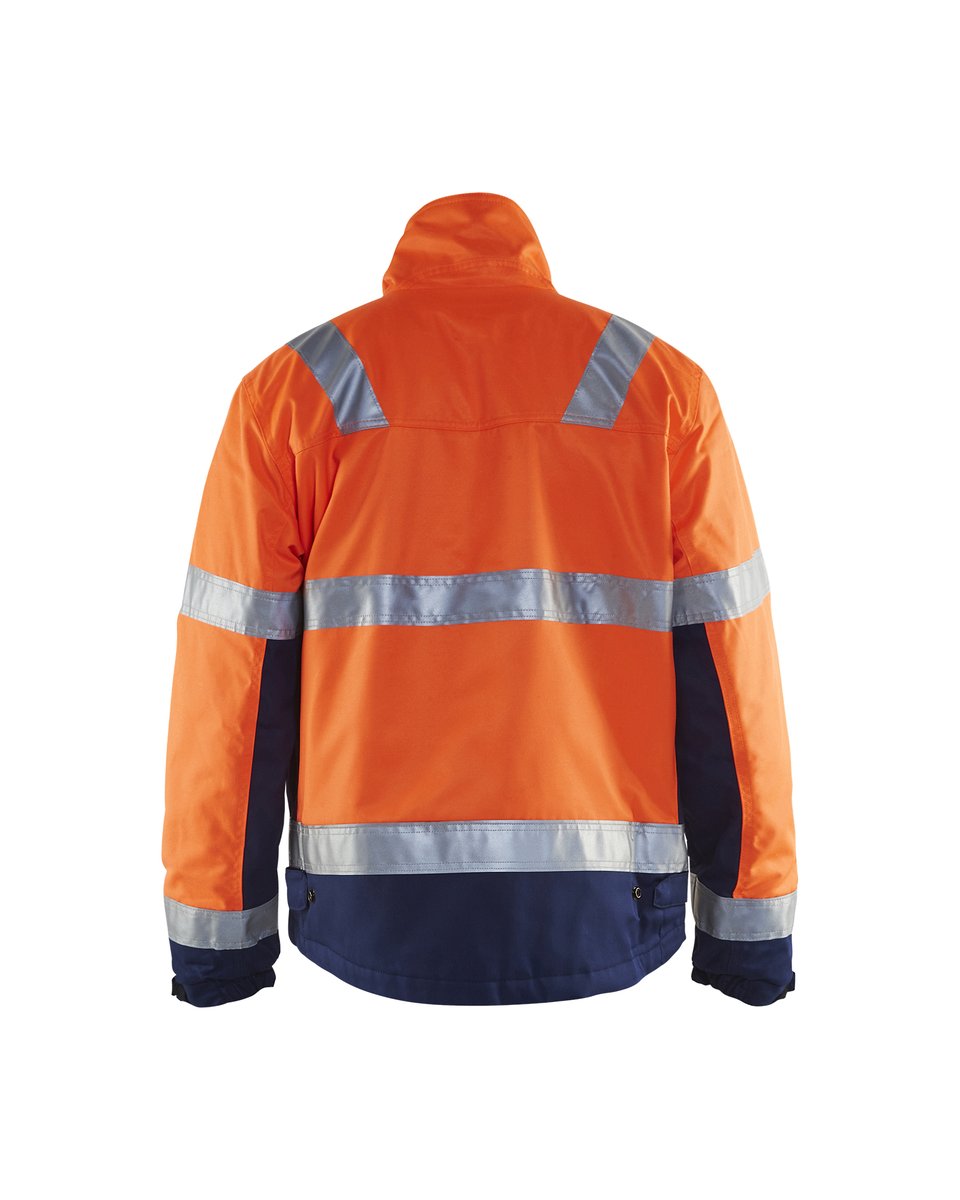 Blåkläder 4862 Winterjas High Vis - High Vis Oranje/Marineblauw