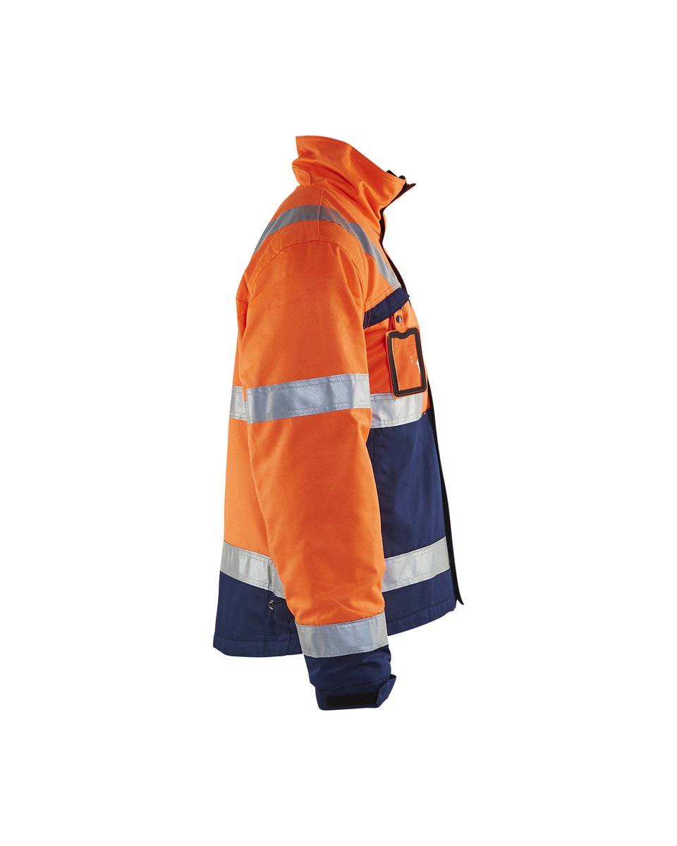 Blåkläder 4862 Winterjas High Vis - High Vis Oranje/Marineblauw