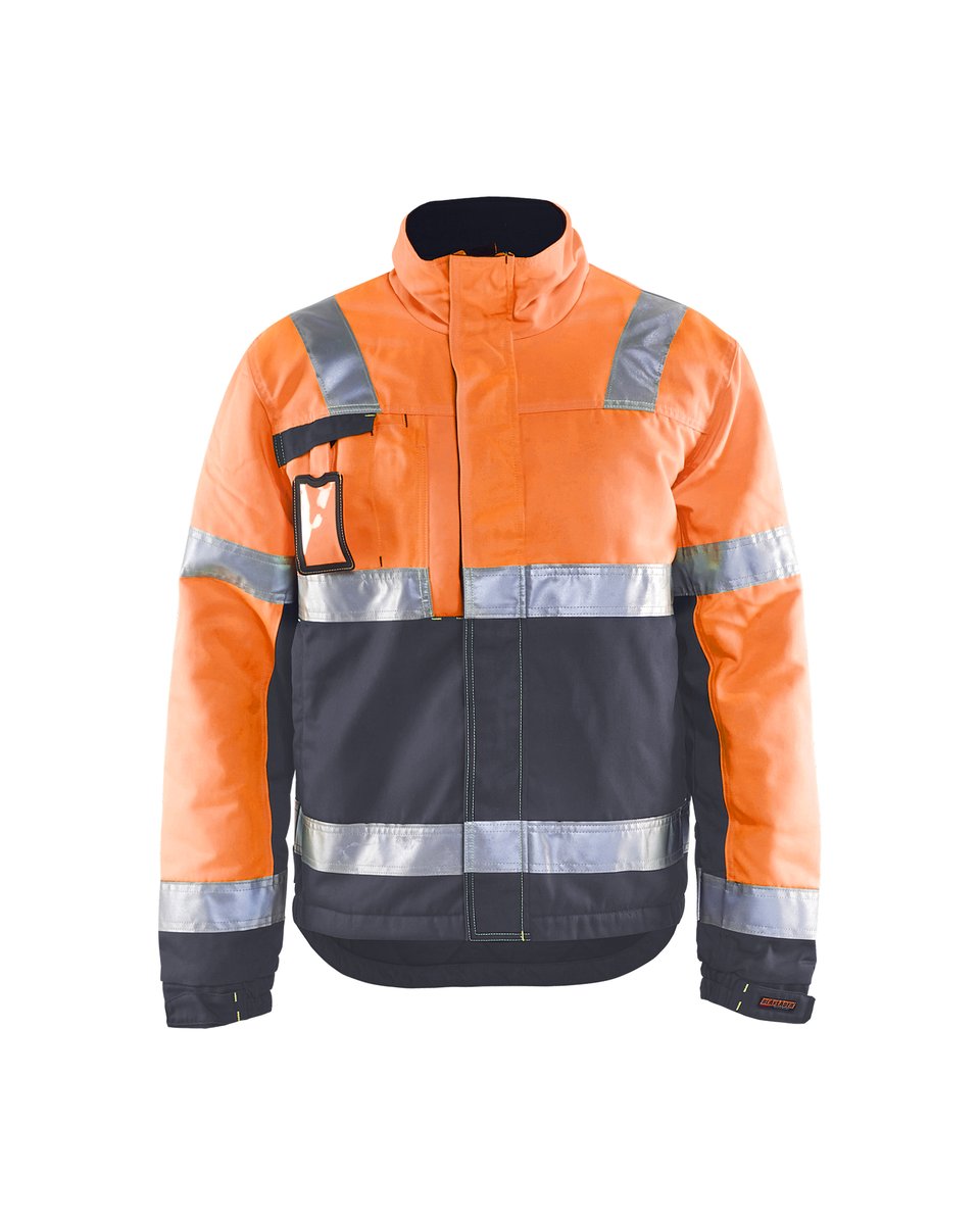 Blåkläder 4862 Winterjas High Vis - High Vis Oranje/Medium grijs