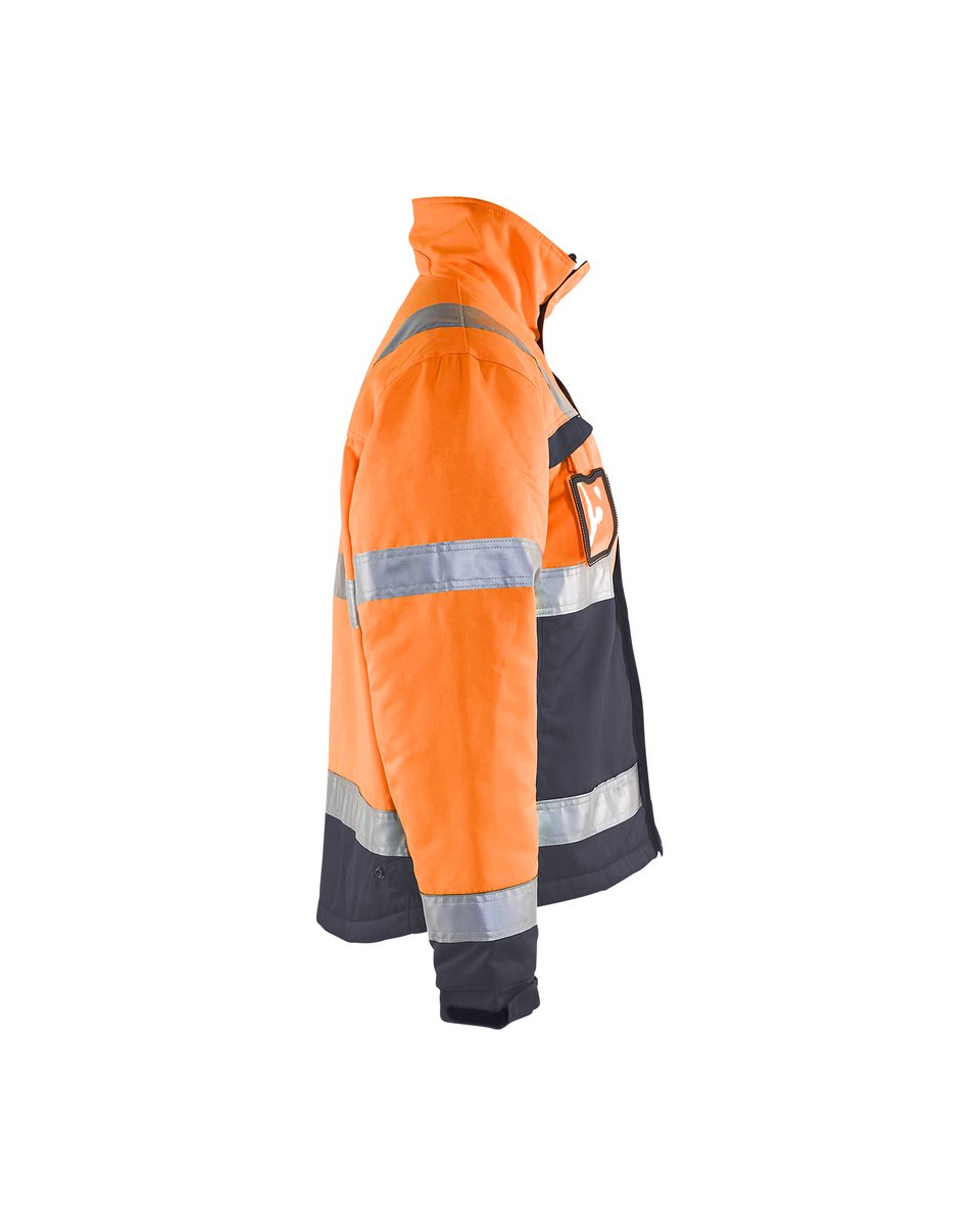 Blåkläder 4862 Winterjas High Vis - High Vis Oranje/Medium grijs