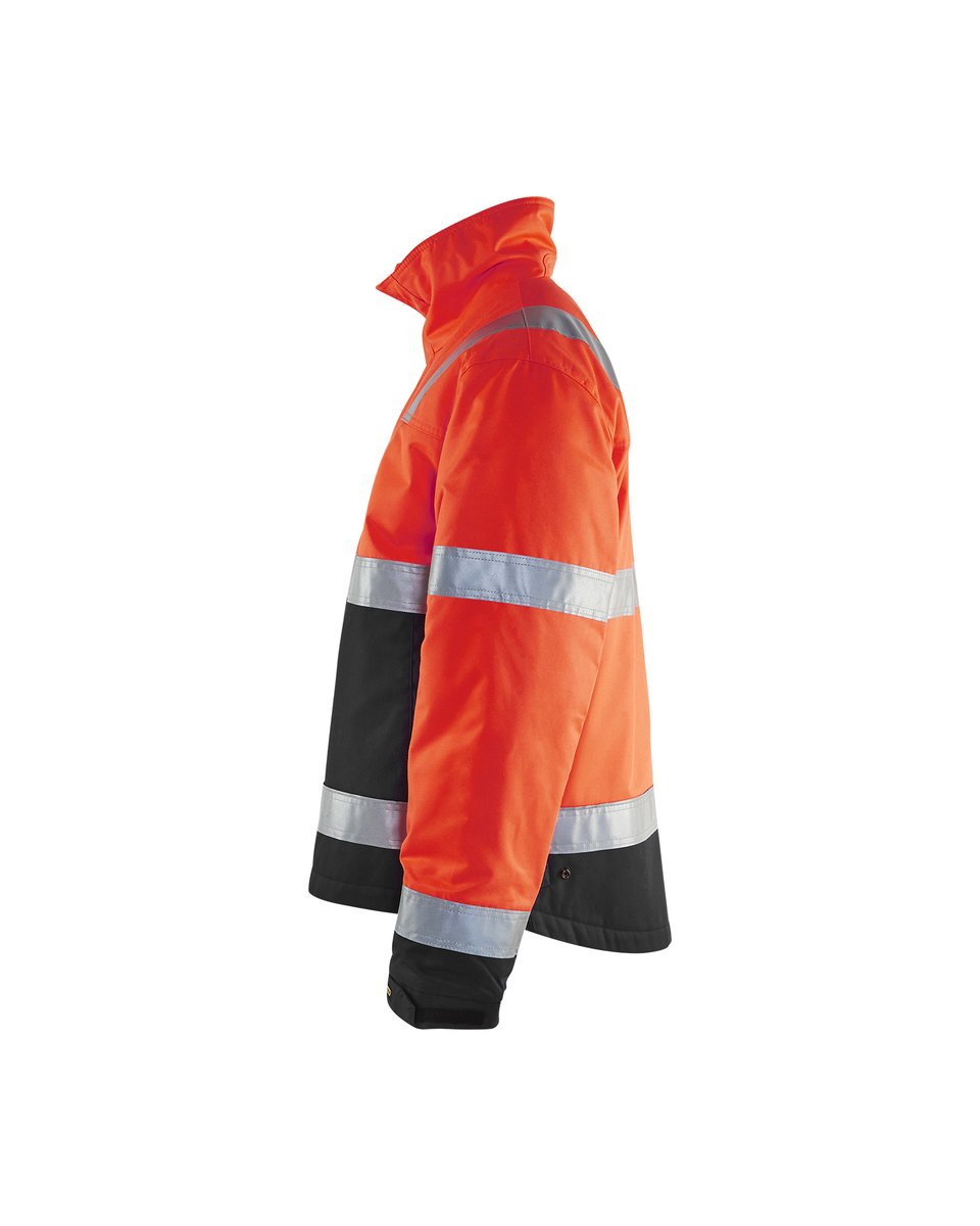 Blåkläder 4862 Winterjas High Vis - High Vis Rood/Zwart