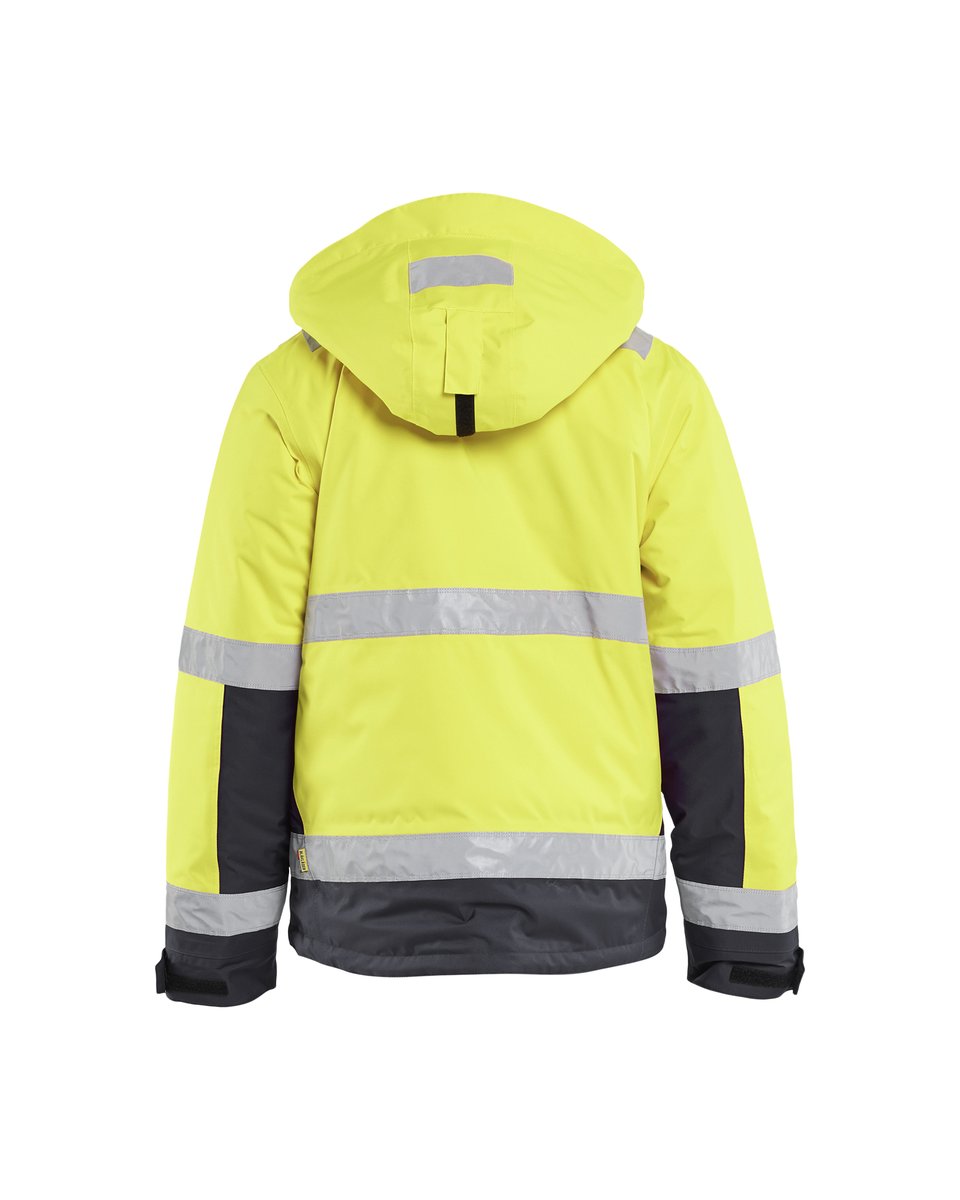 Blåkläder 4870 Winterjas High Vis - HIgh Vis Geel/Medium grijs