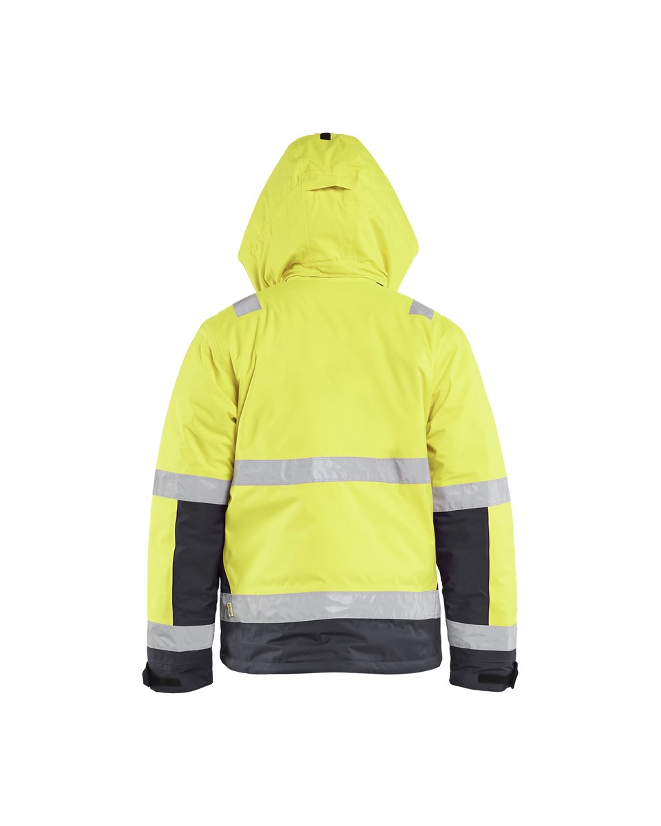 Blåkläder 4870 Winterjas High Vis - HIgh Vis Geel/Medium grijs