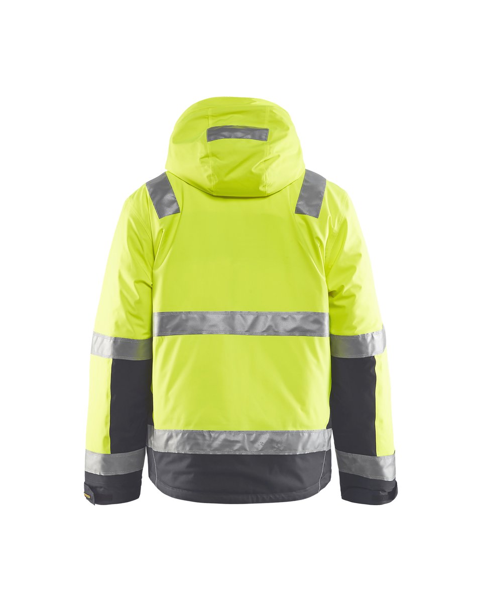 Blåkläder 4870 Winterjas High Vis - HIgh Vis Geel/Medium grijs