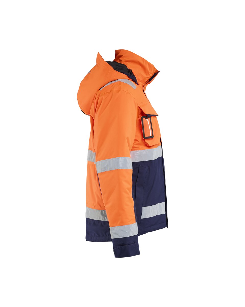 Blåkläder 4870 Winterjas High Vis - High Vis Oranje/Marineblauw