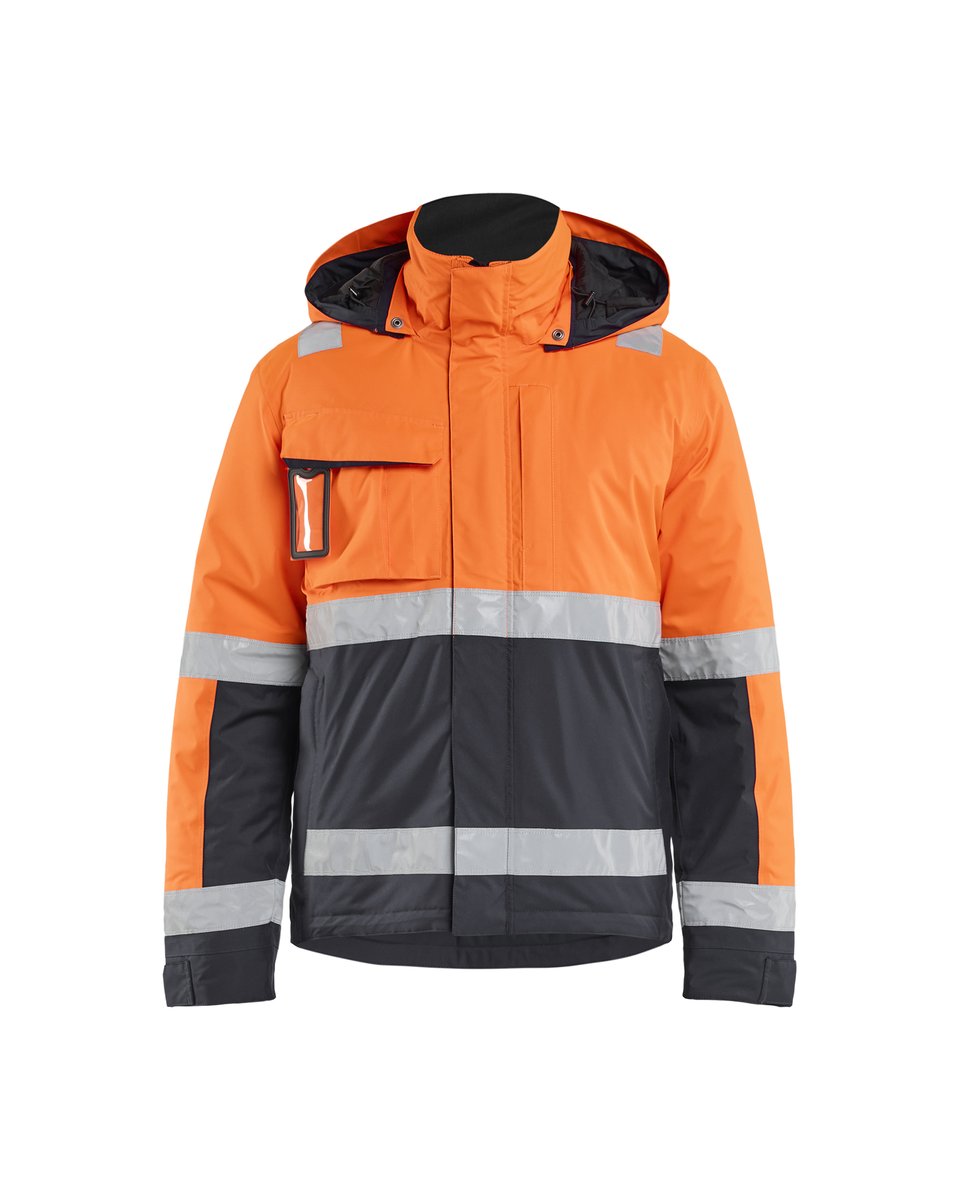Blåkläder 4870 Winterjas High Vis - High Vis Oranje/Medium grijs