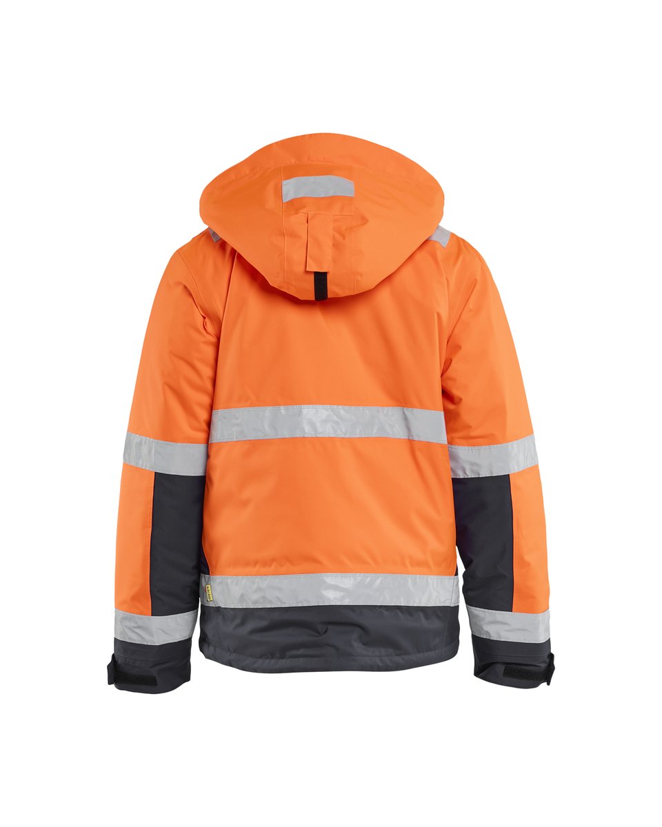 Blåkläder 4870 Winterjas High Vis - High Vis Oranje/Medium grijs