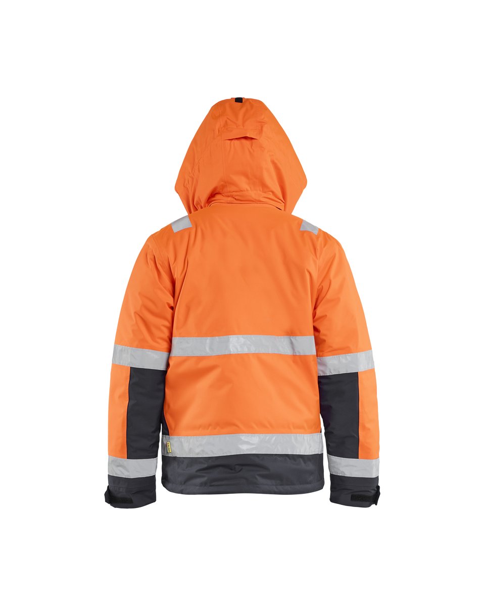 Blåkläder 4870 Winterjas High Vis - High Vis Oranje/Medium grijs