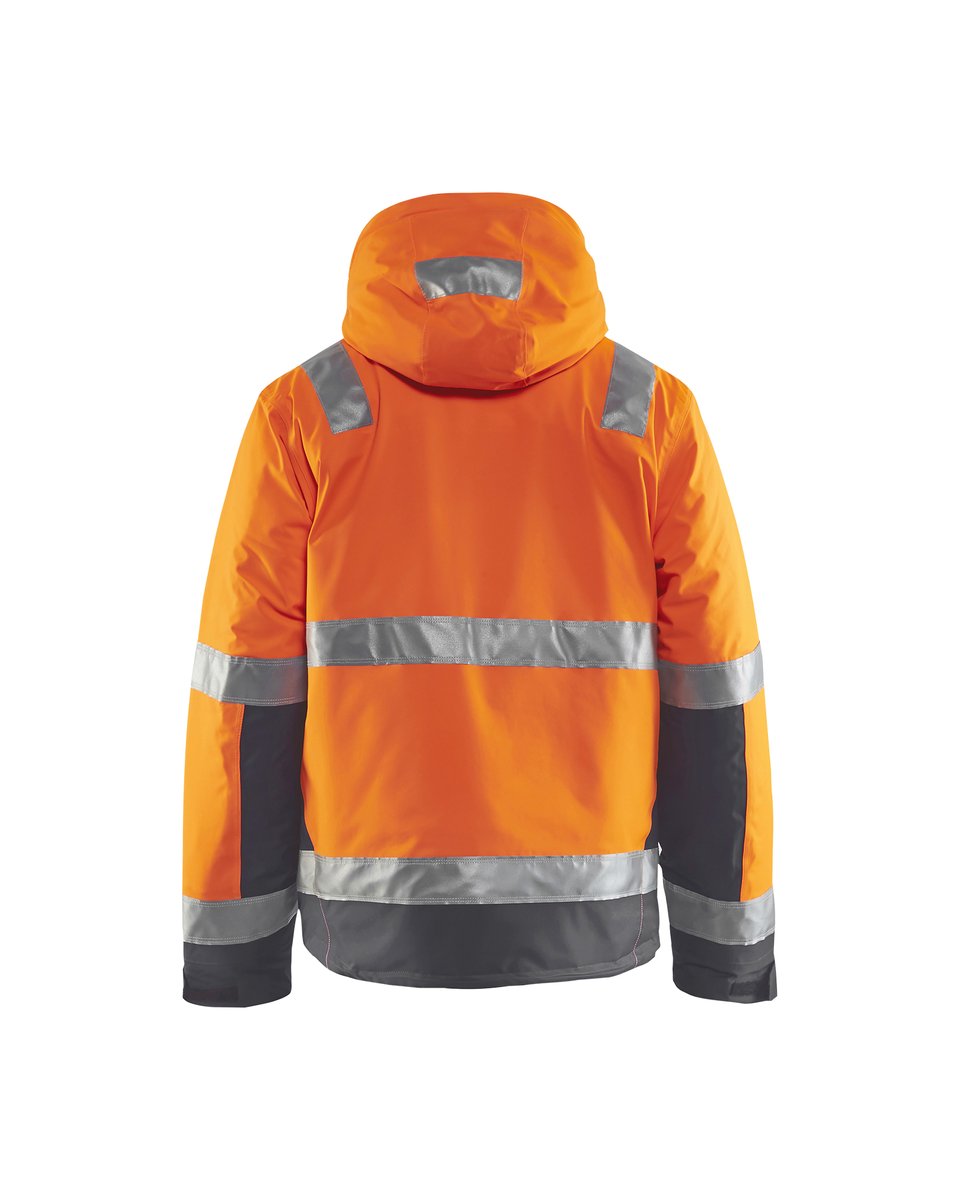 Blåkläder 4870 Winterjas High Vis - High Vis Oranje/Medium grijs