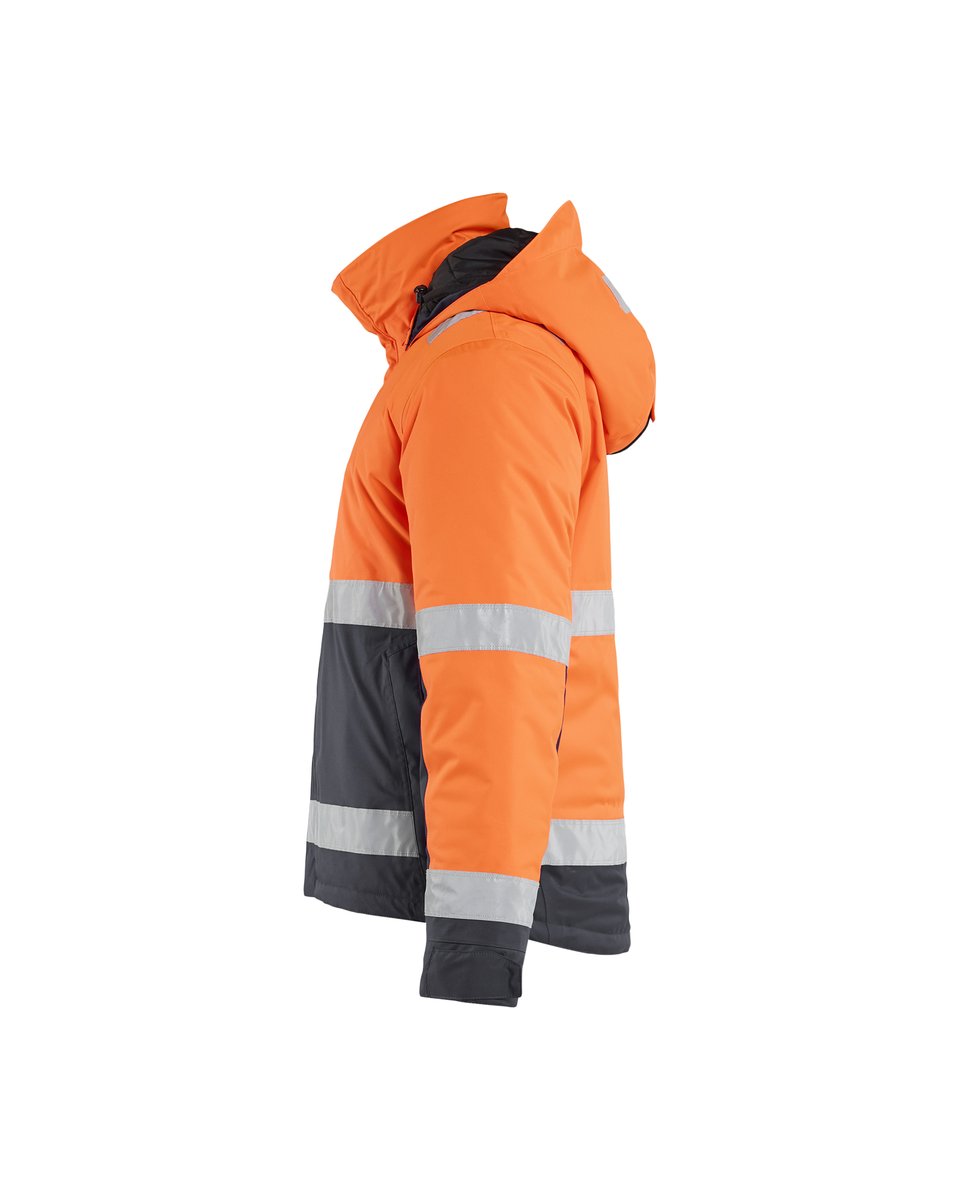 Blåkläder 4870 Winterjas High Vis - High Vis Oranje/Medium grijs