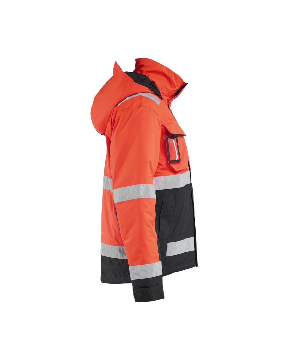 Blåkläder 4870 Winterjas High Vis - High Vis Rood/Zwart