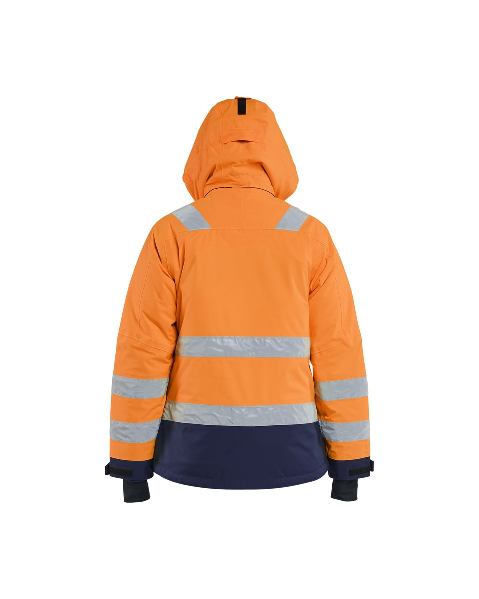 Blåkläder 4872 Dames Winterjas High Vis - High Vis Oranje/Marineblauw