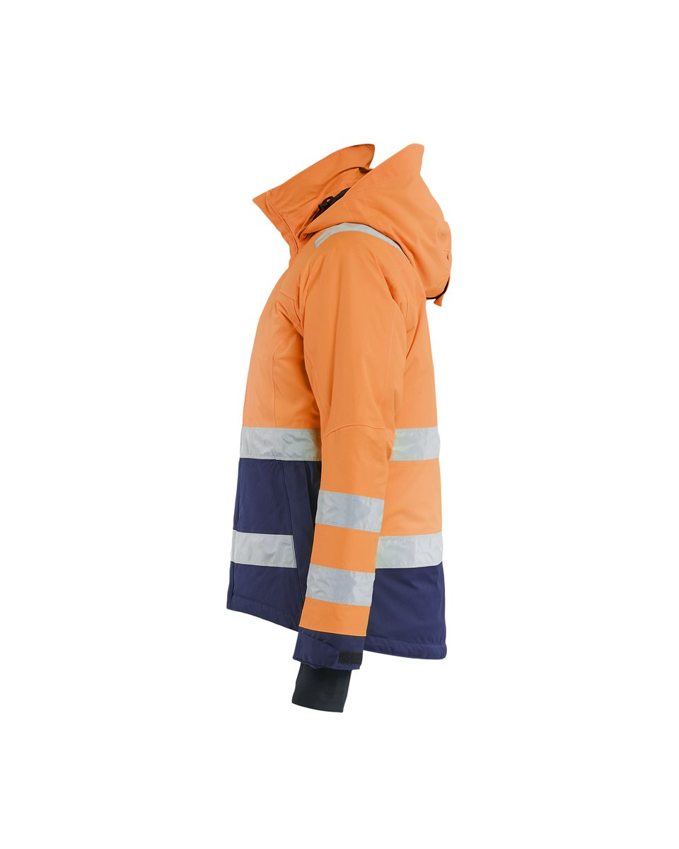 Blåkläder 4872 Dames Winterjas High Vis - High Vis Oranje/Marineblauw