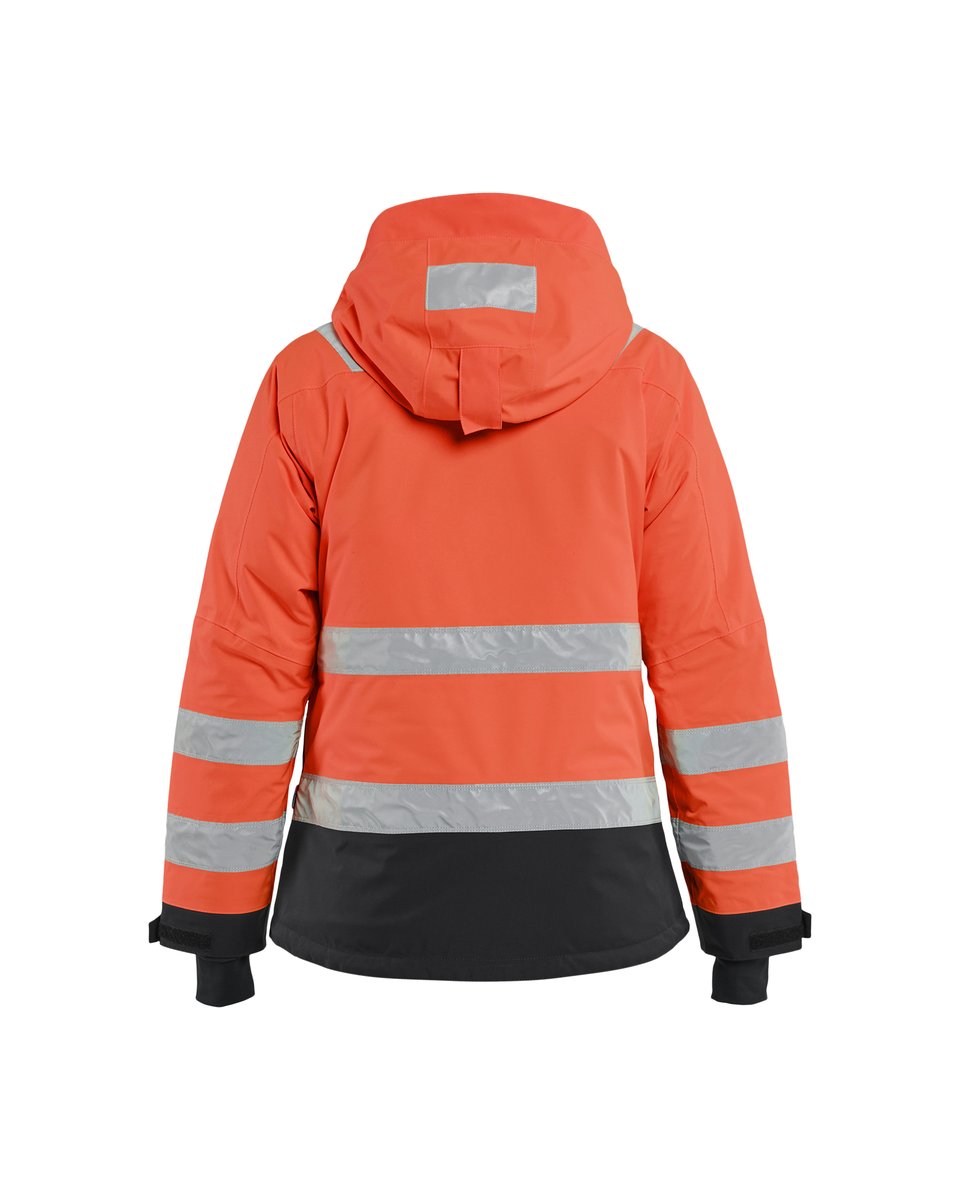 Blåkläder 4872 Dames Winterjas High Vis - High Vis Rood/Zwart