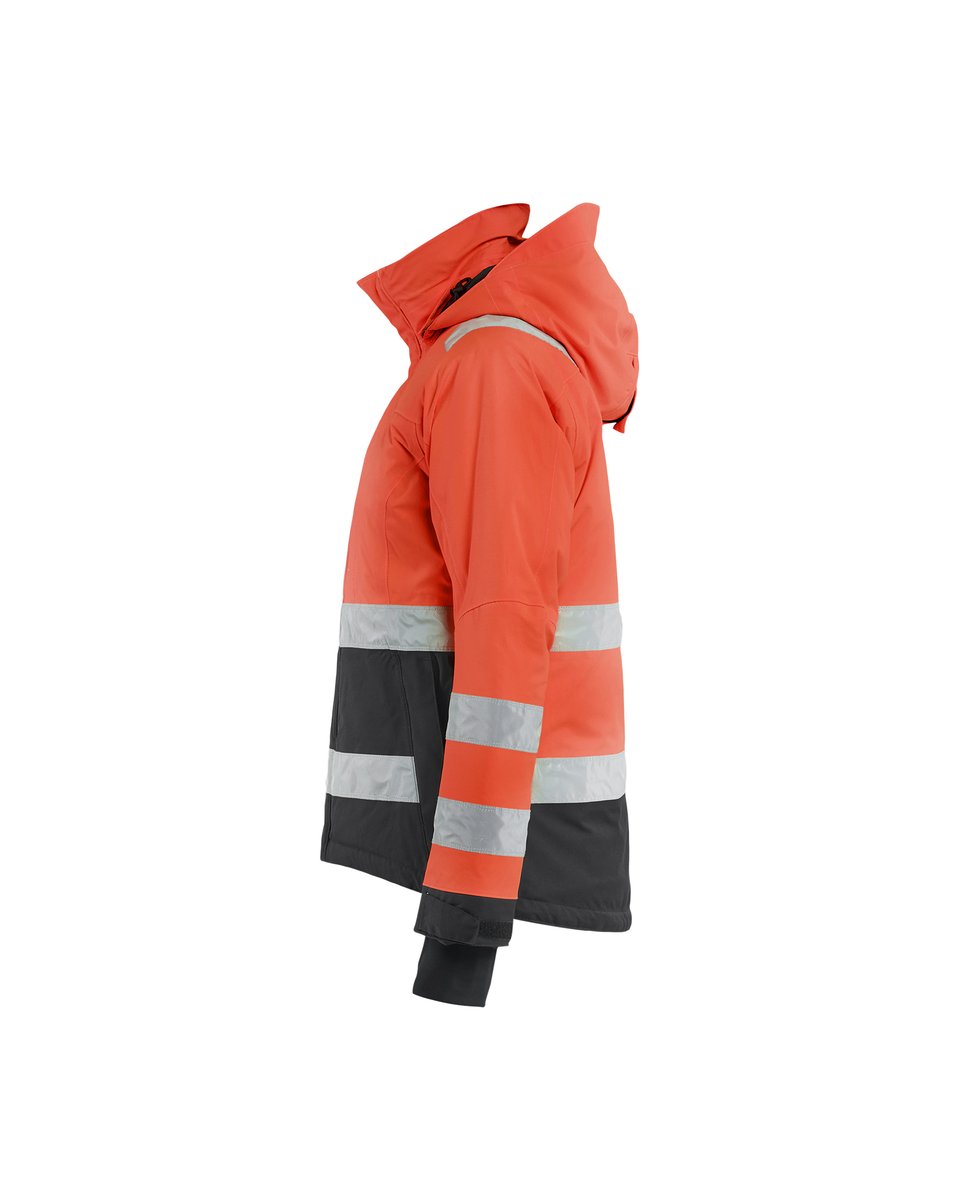 Blåkläder 4872 Dames Winterjas High Vis - High Vis Rood/Zwart