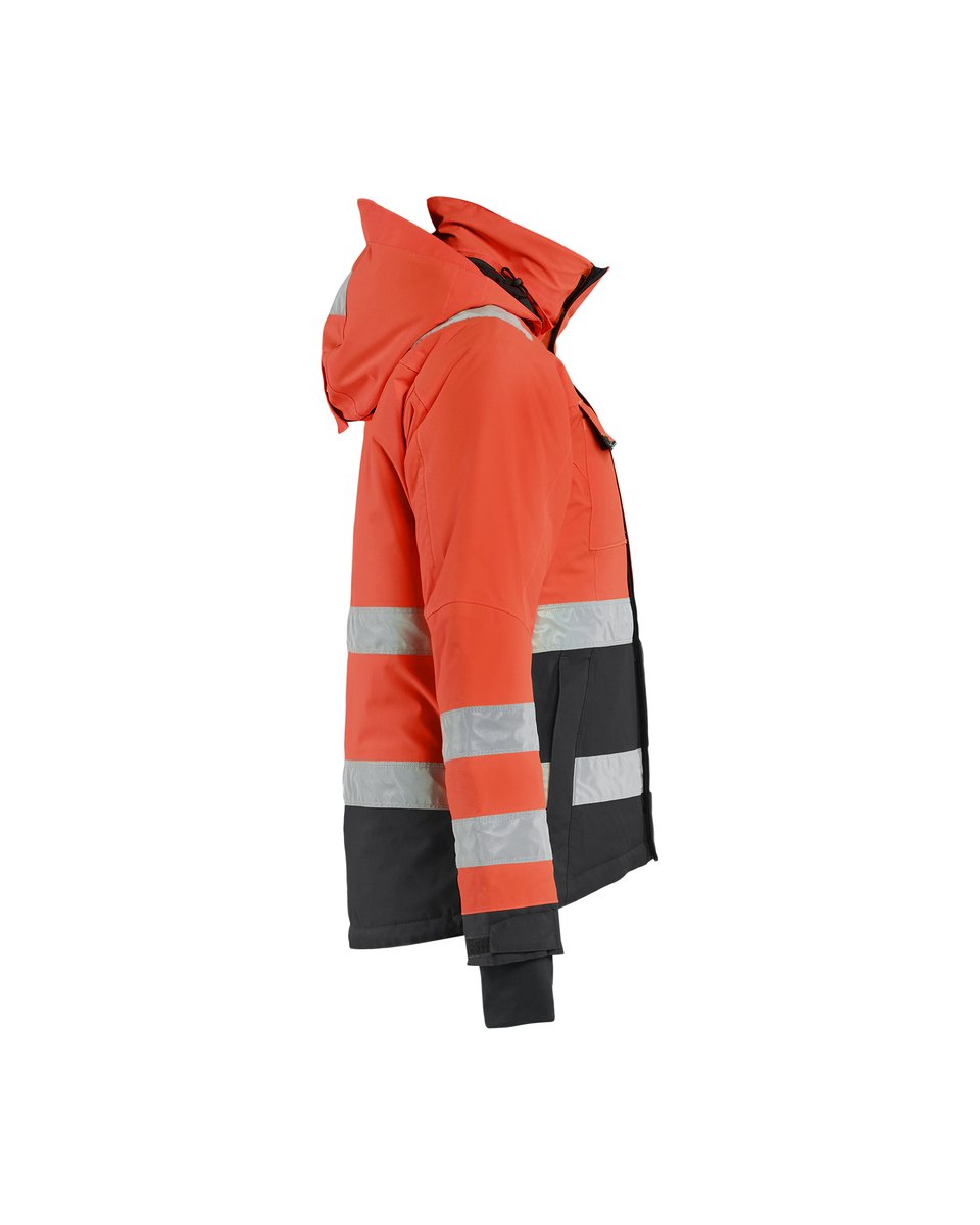 Blåkläder 4872 Dames Winterjas High Vis - High Vis Rood/Zwart