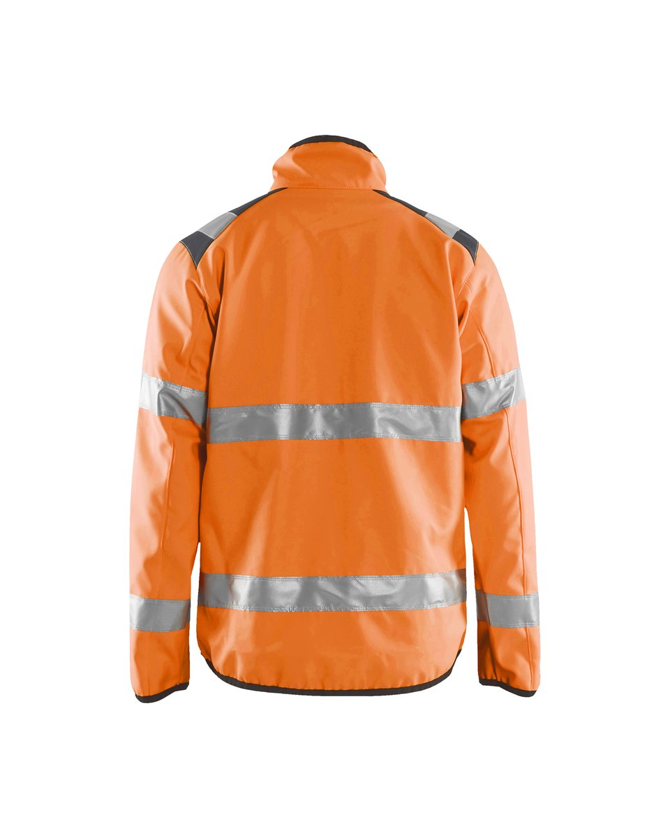 Blåkläder 4877 Softshell jack High Vis - High Vis Oranje/Medium grijs