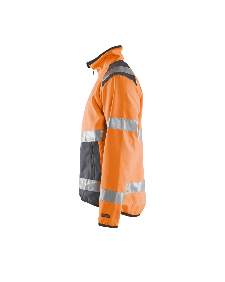Blåkläder 4877 Softshell jack High Vis - High Vis Oranje/Medium grijs