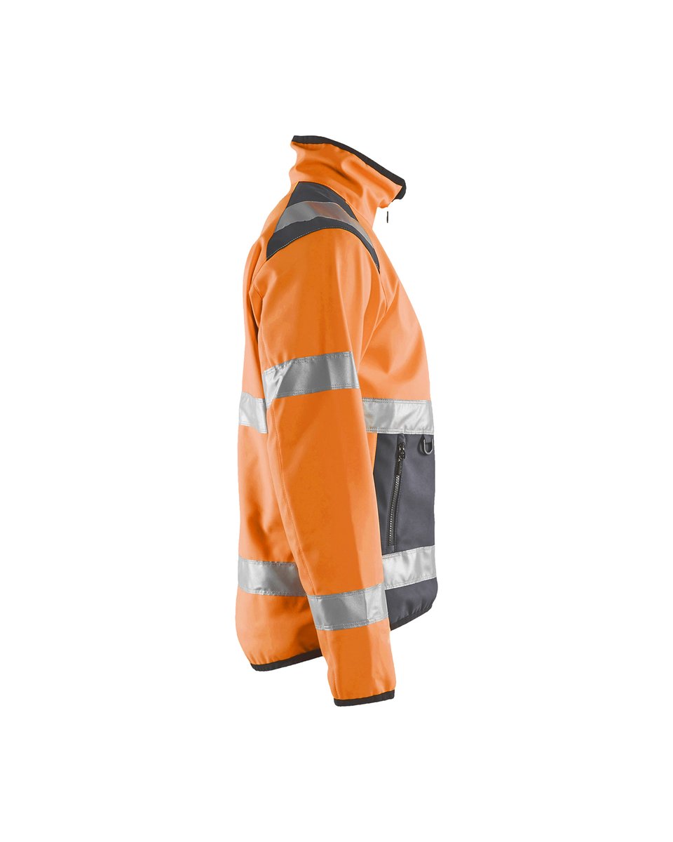 Blåkläder 4877 Softshell jack High Vis - High Vis Oranje/Medium grijs