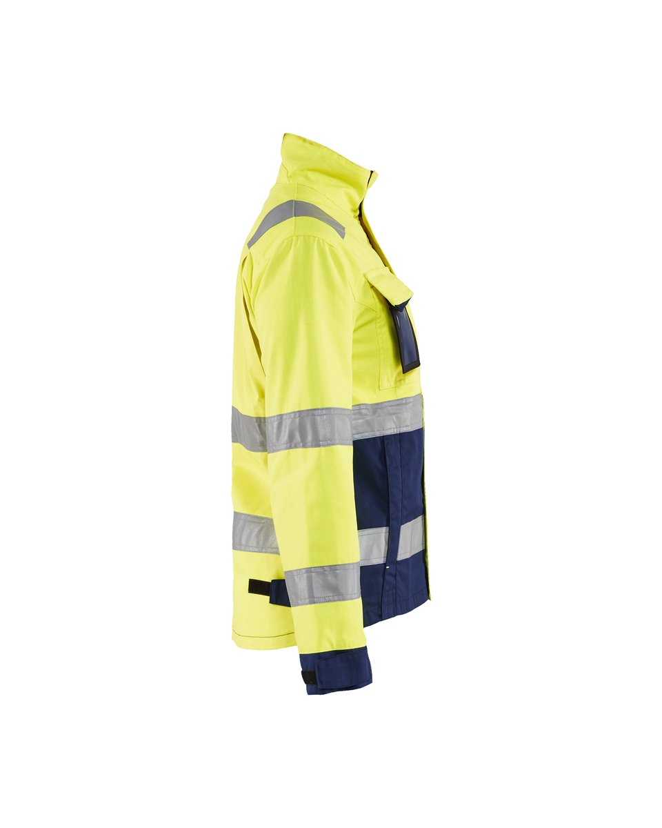 Blåkläder 4903 Dames jack High Vis - High Vis Geel/Marineblauw