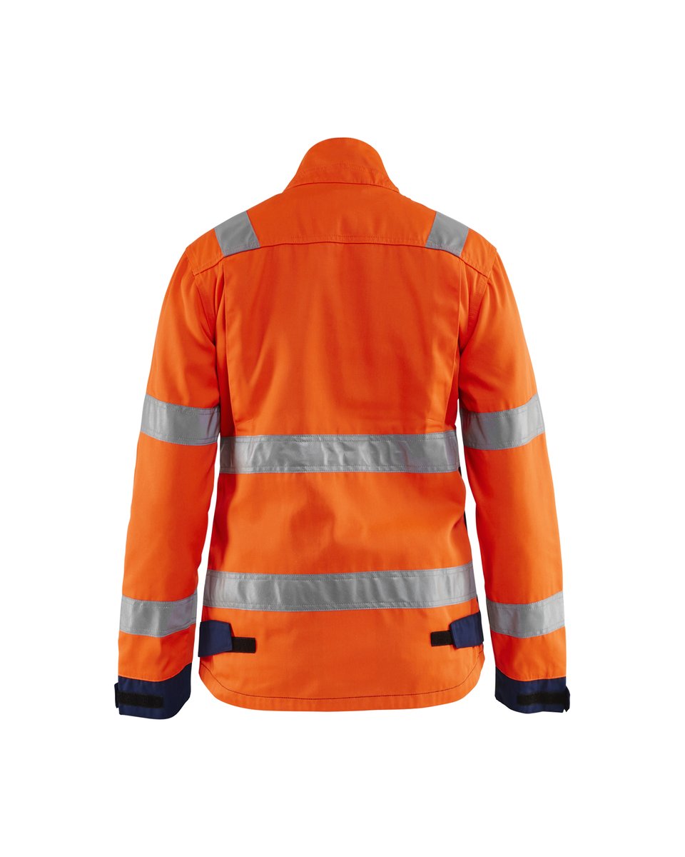 Blåkläder 4903 Dames jack High Vis - High Vis Oranje/Marineblauw